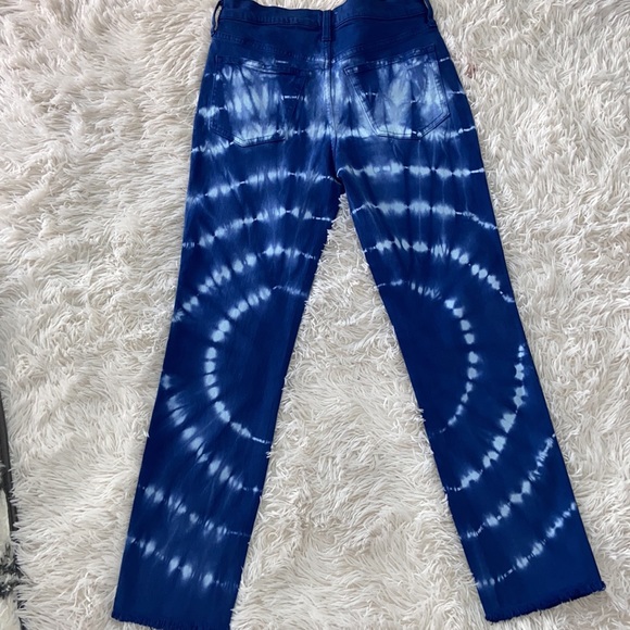 NWT! J. Crew Denim Vintage Straight Tie Dye Raw Hemline Jeans 26 - Picture 13 of 15